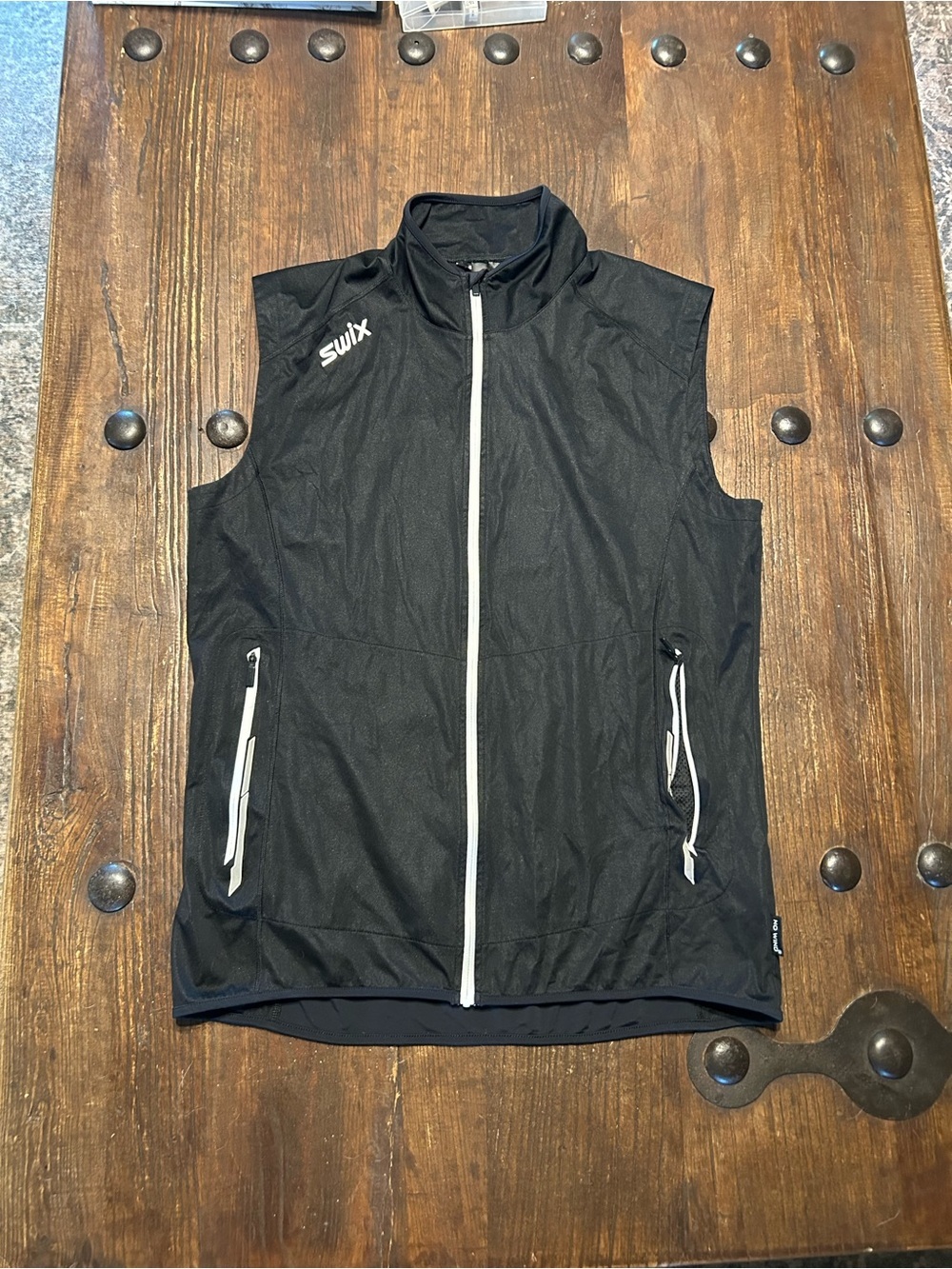 Swix Men's Black Lightweight Windproof Vest